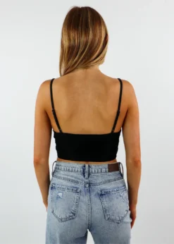 Tic Toc Look So Perfect Tank ★ Black Tops