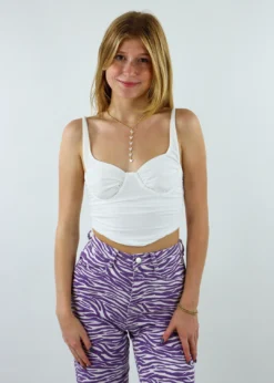 Tic Toc Look So Perfect Tank ★ White Tops