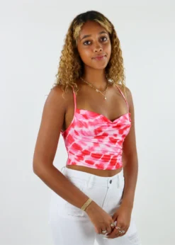 Stevenella Sale Totally Groovy Tank ★ Hot Pink