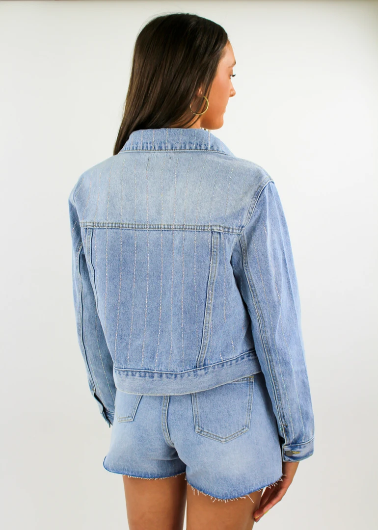 Ontwelfth Shine On Denim Jacket ★ Light Wash Denim 5 Ontwelfth Shine On Denim Jacket ★ Light Wash Denim
