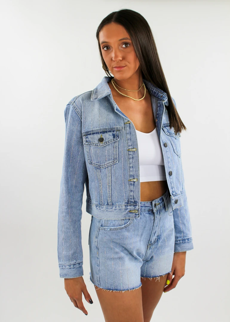 Ontwelfth Shine On Denim Jacket ★ Light Wash Denim 4 Ontwelfth Shine On Denim Jacket ★ Light Wash Denim