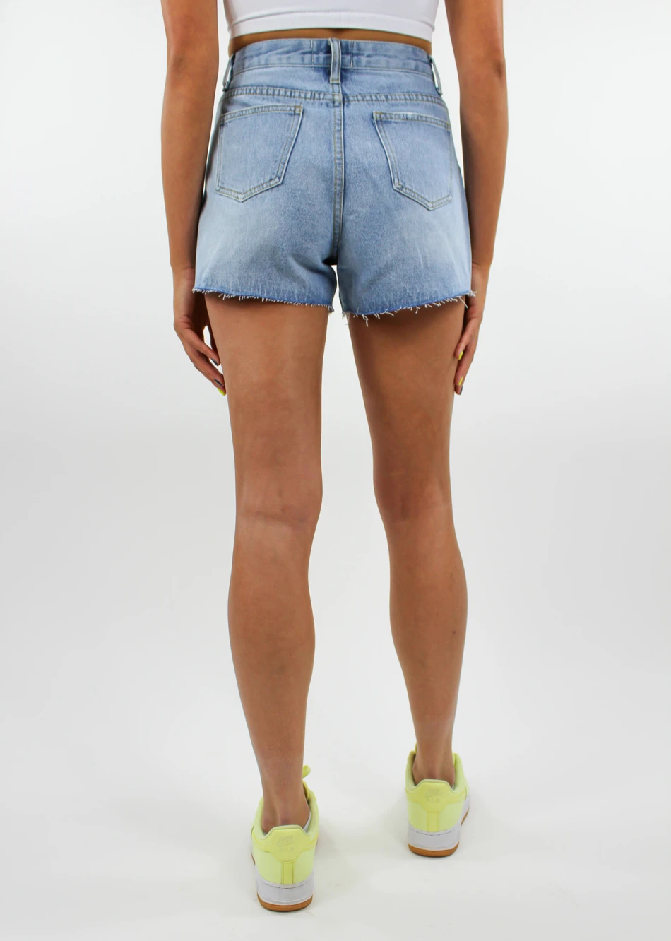 Ontwelfth Shine On Denim Shorts ★ Light Wash Denim Bottoms 8 Ontwelfth Shine On Denim Shorts ★ Light Wash Denim Bottoms