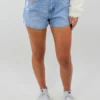 Ontwelfth Bottoms Wow. Shorts ★ Light Wash Denim