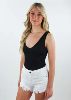 NIKIBIKI Tops Take The Plunge Bodysuit ★ Black