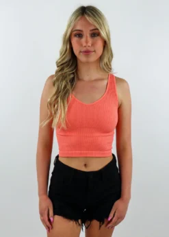 NIKIBIKI Newness Take The Plunge Full Length Top ★ Coral