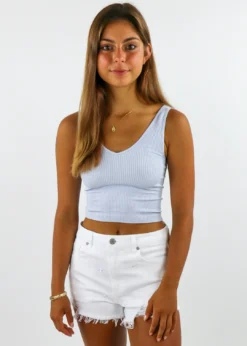 NIKIBIKI Newness Take The Plunge Full Length Top ★ Heather Blue