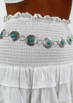 Anzell Spin Me Around Belt ★ Silver Newness