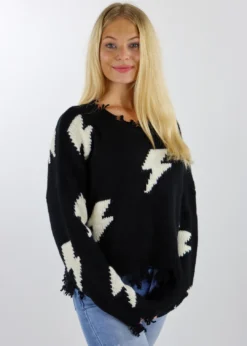 Storia Tops Thunderstruck Sweater ★ Black