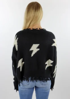 Storia Tops Thunderstruck Sweater ★ Black 8 Storia Tops Thunderstruck Sweater ★ Black