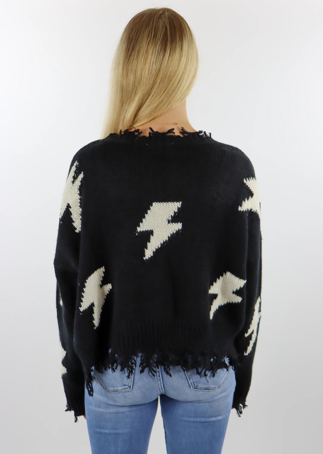 Storia Tops Thunderstruck Sweater ★ Black 5 Storia Tops Thunderstruck Sweater ★ Black