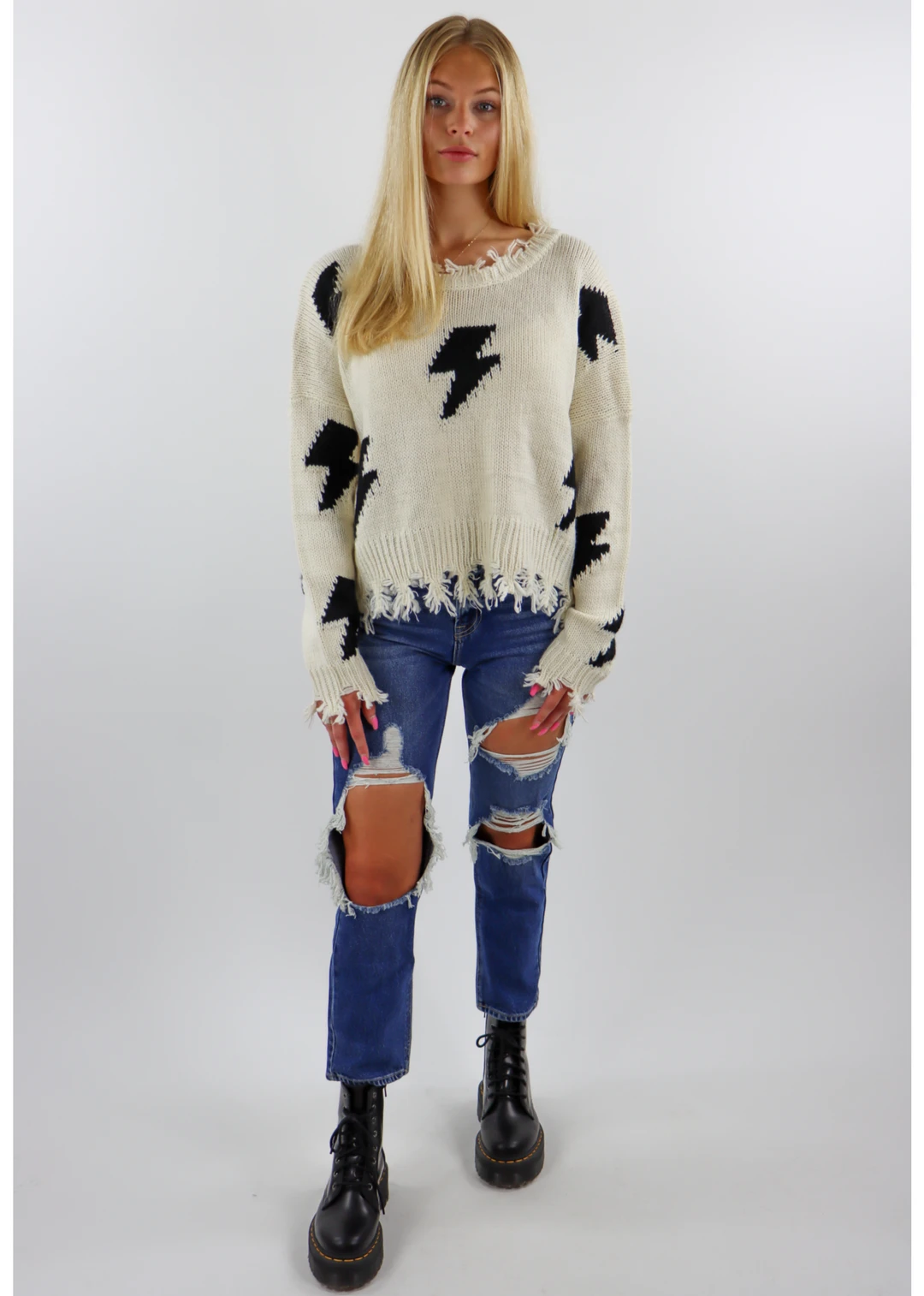 Storia Thunderstruck Sweater ★ Cream 7 Storia Thunderstruck Sweater ★ Cream