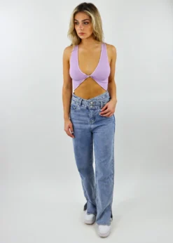 NIKIBIKI Tops Twist And Shout V2 ★ Lavender