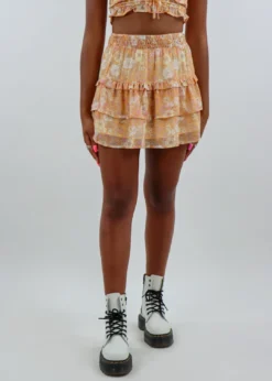 Rock N Rags Sun Dazed Skirt ★ Orange Bottoms