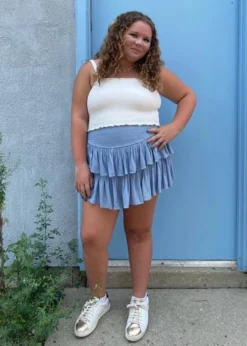 Rock N Rags Sunshine Daydream Skirt ★ Dusty Blue Best Sellers