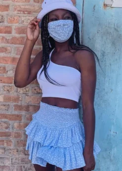 Rock N Rags Sunshine Daydream Skirt ★ Baby Blue Floral 30 Rock N Rags Sunshine Daydream Skirt ★ Baby Blue Floral