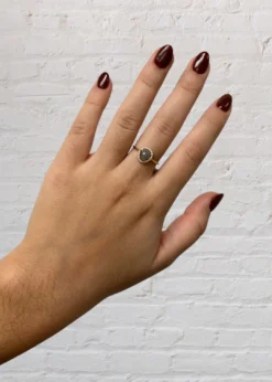 Rock N Rags Accessories Cloud Grey Stone Opal Ring ★ Gold