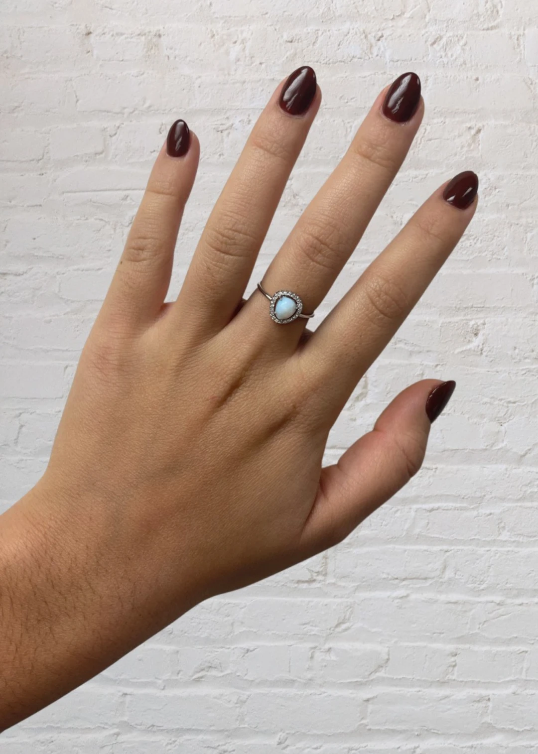 Rock N Rags Opalite Stone Opal Ring ★ Silver 3 Rock N Rags Opalite Stone Opal Ring ★ Silver