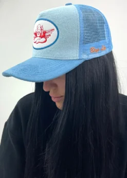 Boys Lie Terry Cloth Trucker Hat ★ Baby Blue