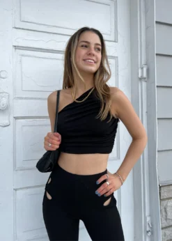 Rock N Rags Heads Will Roll Top ★ Black