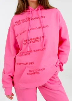Mayfair Group Mayfair To Whom It May Concern Hoodie ★ Hot Pink Newness