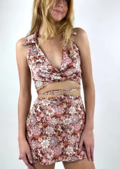 Cotton Candy Tops Just Another Girl Crop Top ★ Pink Floral 16 Cotton Candy Tops Just Another Girl Crop Top ★ Pink Floral