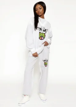 Boys Lie Peace Of Boys Lie Crewneck ★ Heather Grey