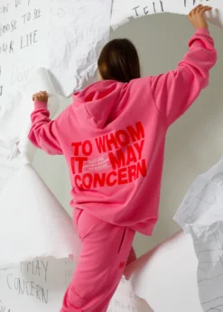 Mayfair Group Mayfair To Whom It May Concern Hoodie ★ Hot Pink Newness