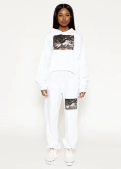 Bottoms Boys Lie Stupid Cupid Sweatpants ★ White