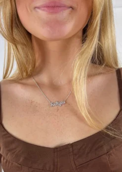 IiShii Designs F You Necklace ★ Silver Newness