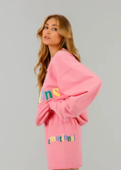 Mayfair Group Mayfair Your Emotions Are Valid Sweat Shorts ★ Hot Pink