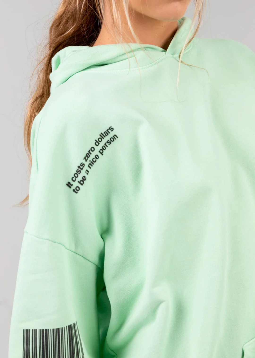 Mayfair Group Newness Mayfair It Costs $0 To Be A Nice Person Hoodie ★ Mint 5 Mayfair Group Newness Mayfair It Costs $0 To Be A Nice Person Hoodie ★ Mint