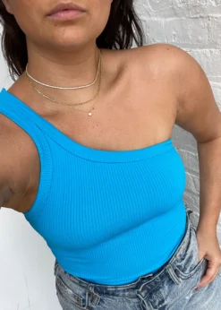 NIKIBIKI City Of Angels Top ★ Neon Blue Newness