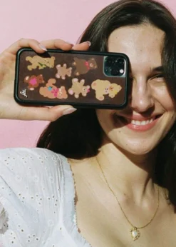 Wildflower Bear-y Cute IPhone Case ★ Brown Phone Cases