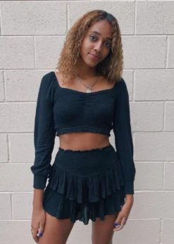 Rock N Rags Sunshine Daydream Skirt ★ Black Best Sellers