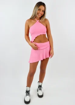 Motel Newness Untouched Skirt ★ Pink