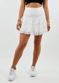 Elan Heaven Falls Skirt ★ White