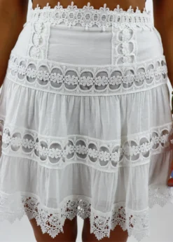 Elan Heaven Falls Skirt ★ White