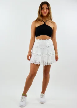 Elan Heaven Falls Skirt ★ White