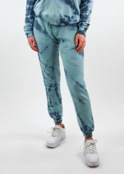 Vintage Havana Ice Ice Baby Joggers ★ Blue Tie Dye Bottoms