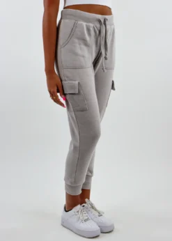 Vintage Havana Netflix And Chill Cargo Joggers ★ Taupe