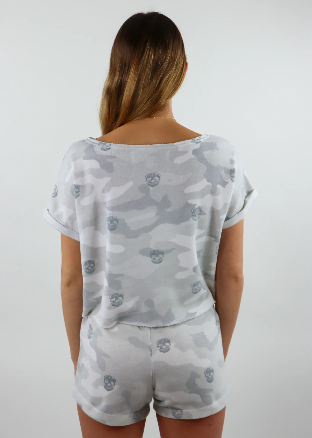 Vintage Havana Hearts On Fire Short Sleeve ★ Cloud Grey Camo 5 Vintage Havana Hearts On Fire Short Sleeve ★ Cloud Grey Camo