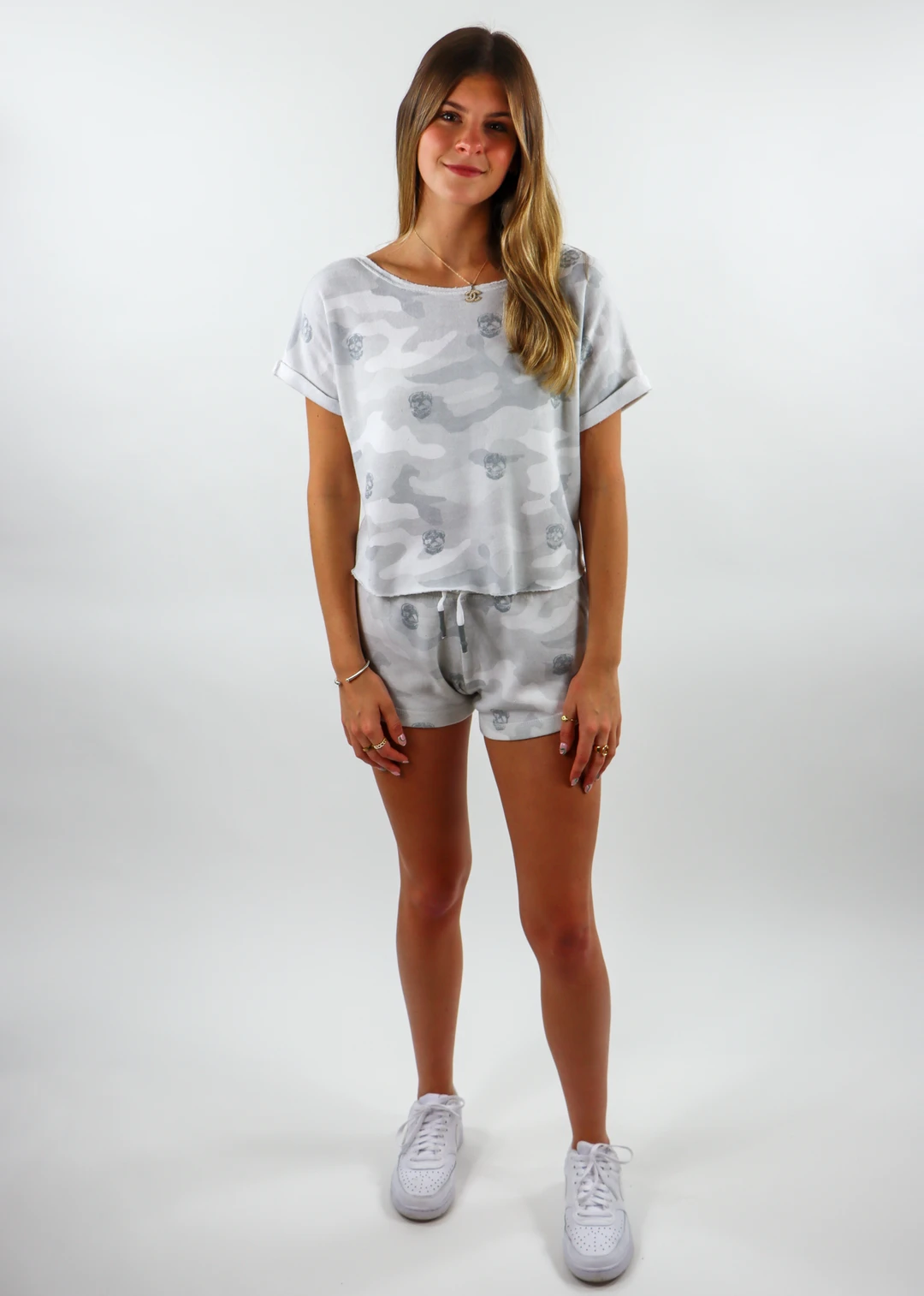 Vintage Havana Hearts On Fire Short Sleeve ★ Cloud Grey Camo 6 Vintage Havana Hearts On Fire Short Sleeve ★ Cloud Grey Camo