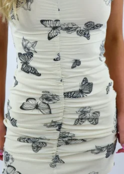 Bailey Rose Butterfly's Response Mini Dress ★ Cream 14 Bailey Rose Butterfly's Response Mini Dress ★ Cream