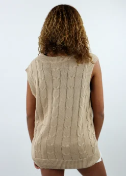 Cotton Candy Tops Dreamer Girl Sweater Vest ★ Tan 11 Cotton Candy Tops Dreamer Girl Sweater Vest ★ Tan