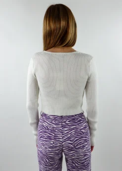 Cotton Candy Let Me Love You Cardigan ★ White Tops