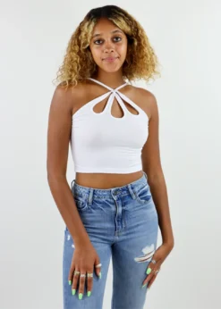 The Kript Tops Wild World Tank ★ White