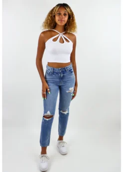 The Kript Tops Wild World Tank ★ White