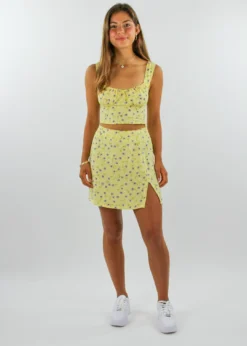 Motel Sunday Funday Skirt ★ Yellow Skirts