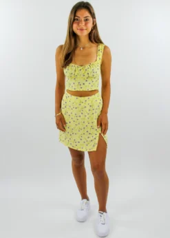 Motel Tops Sunday Funday Top ★ Yellow