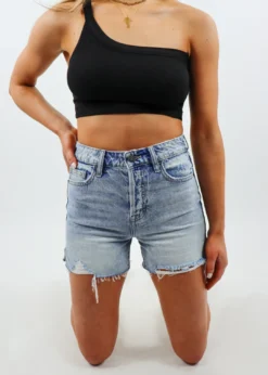 Hidden Jeans Zoey Bermuda Jean Shorts ★ Light Wash Bottoms